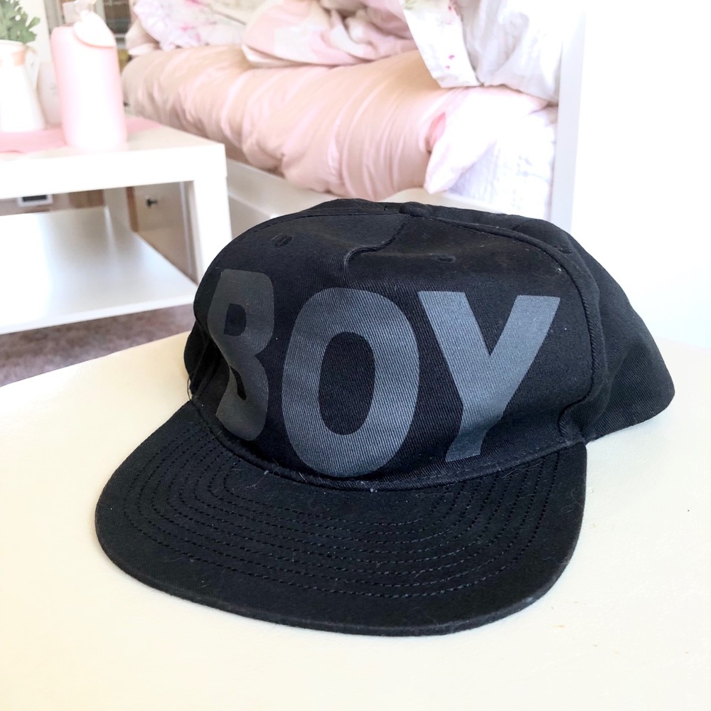Boy London black logo hat